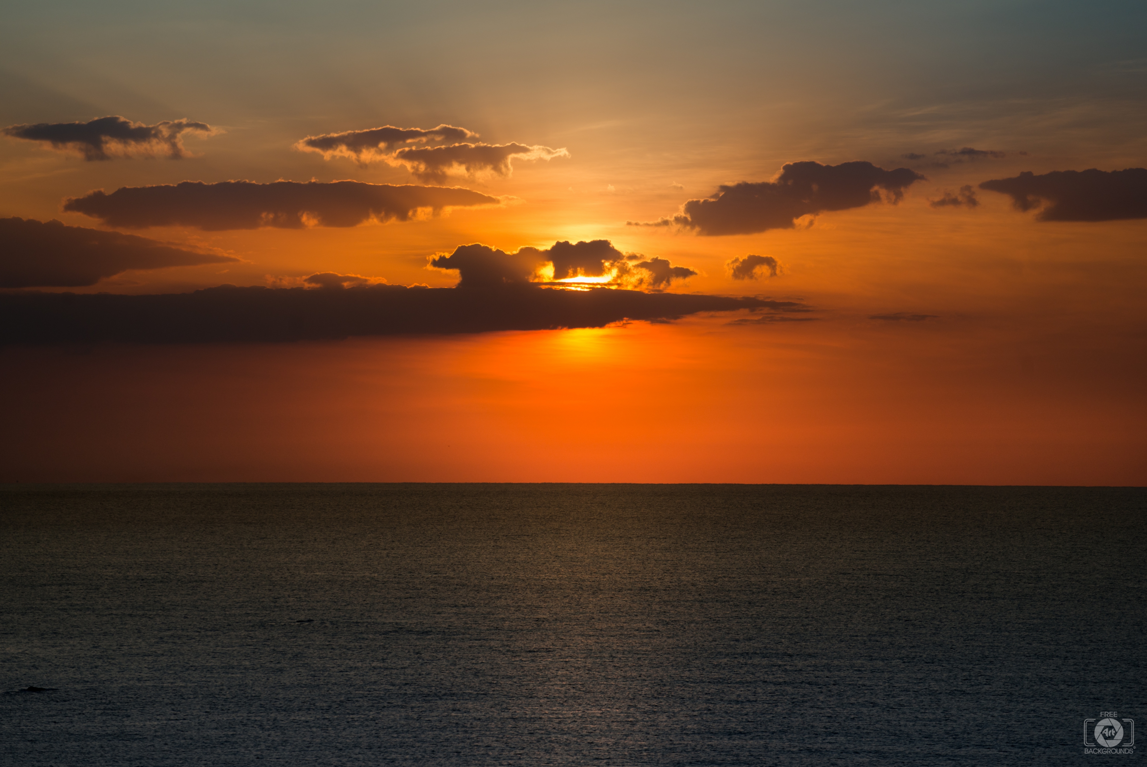 Morning Sea Sunrise Background - High-quality Free Backgrounds