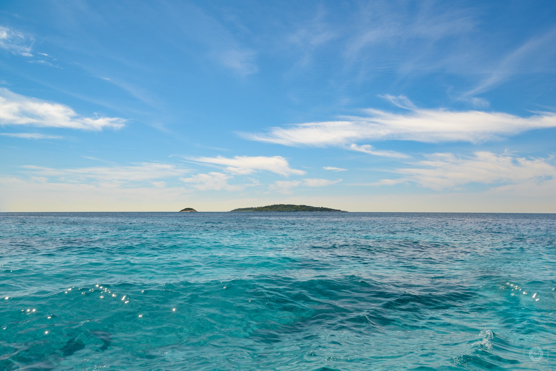 Azure Blue Sea Background - High-quality Free Backgrounds