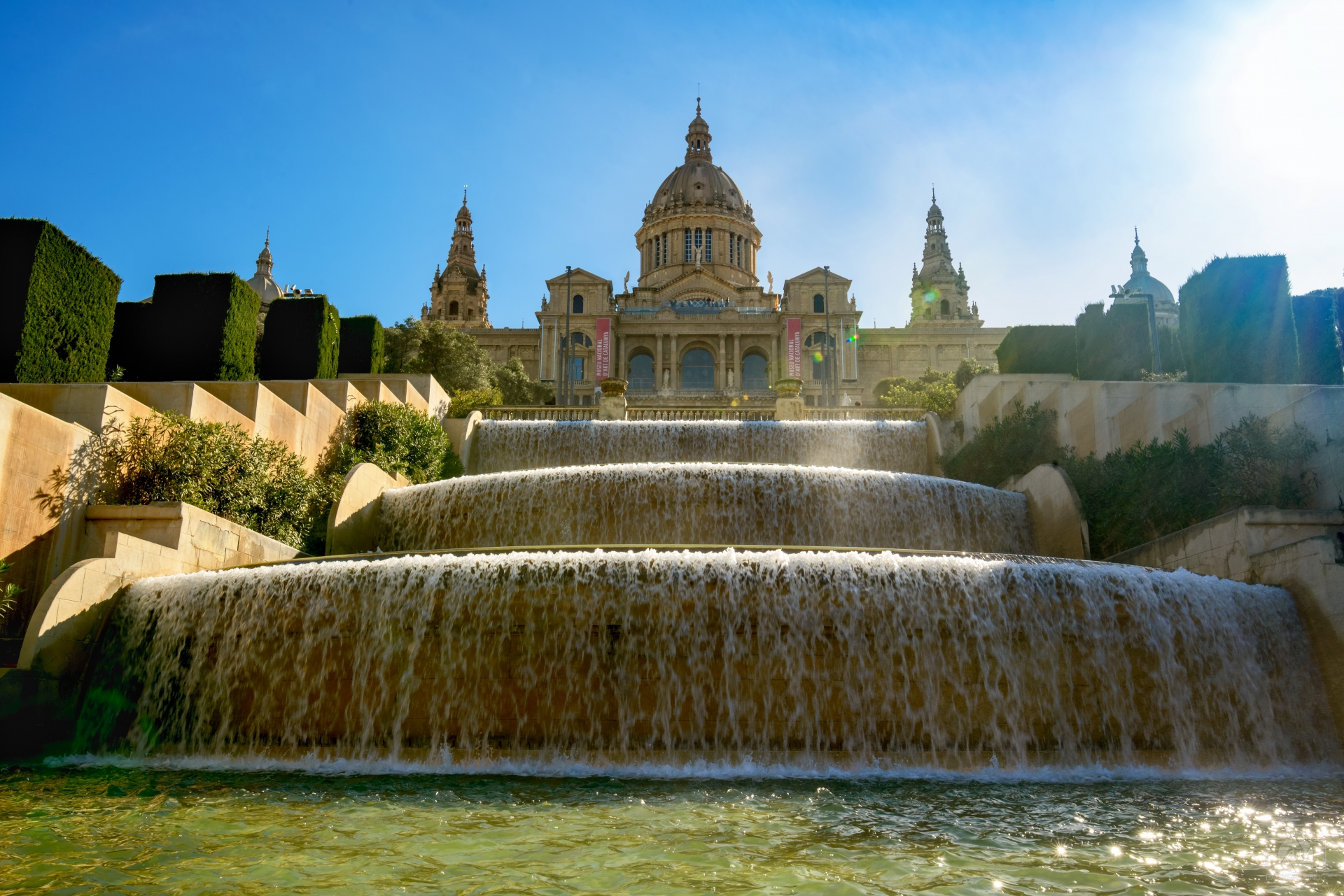 National Palace Barcelona Spain Background - High-quality Free Backgrounds