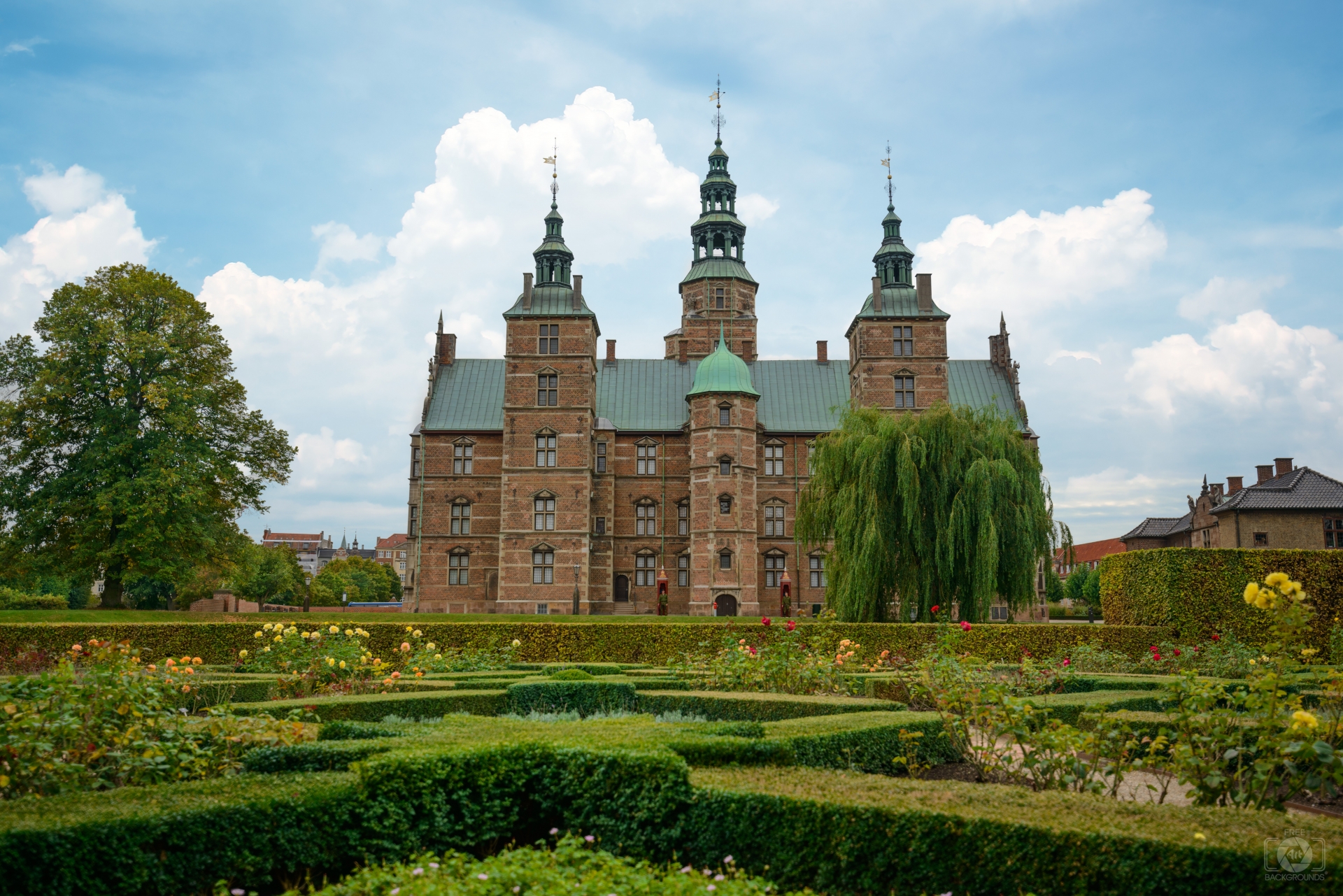 Rosenborg Castle Copenhagen Denmark Background High quality Free 
