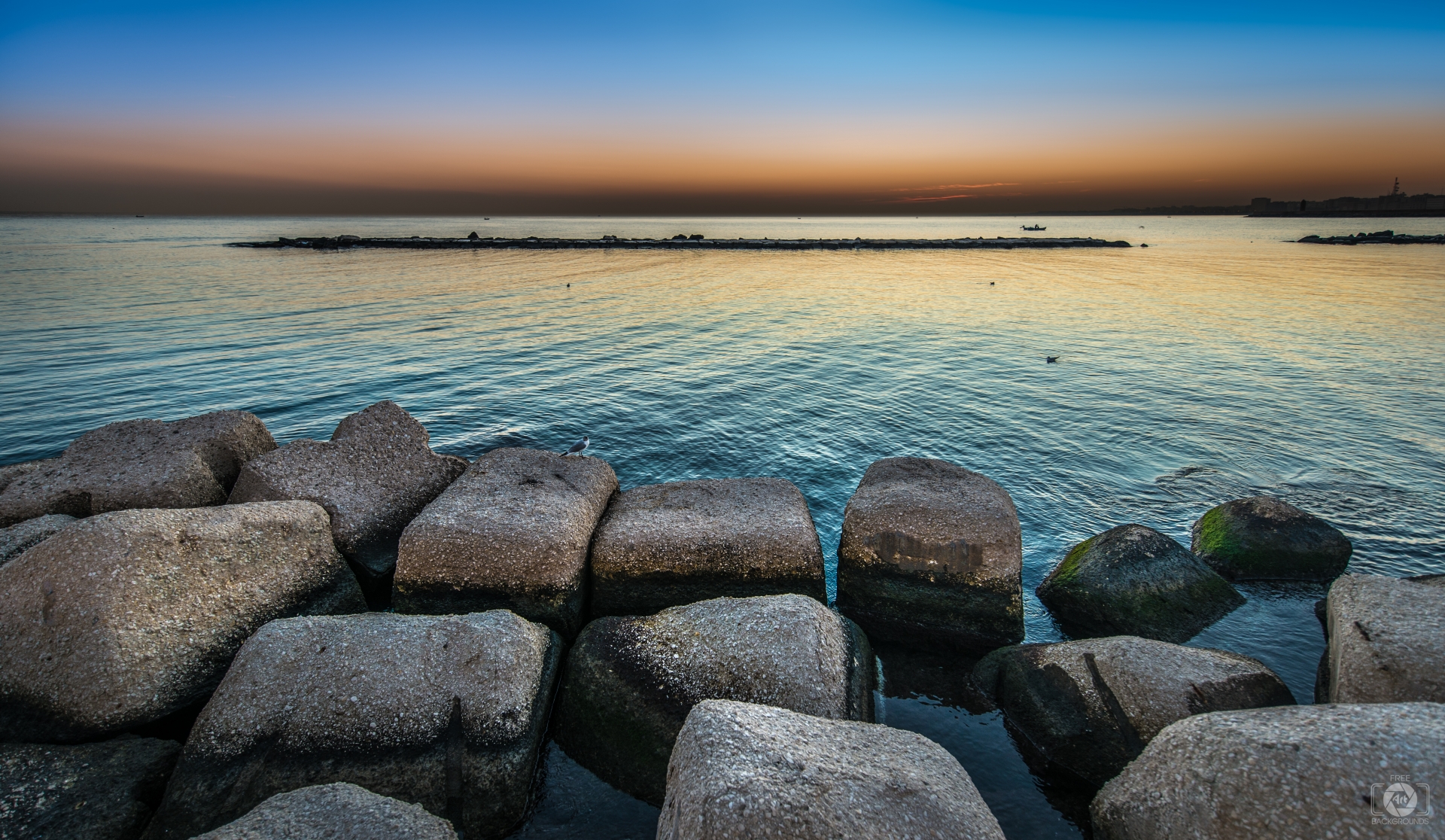 Sunrise Morning Sea Background - High-quality Free Backgrounds