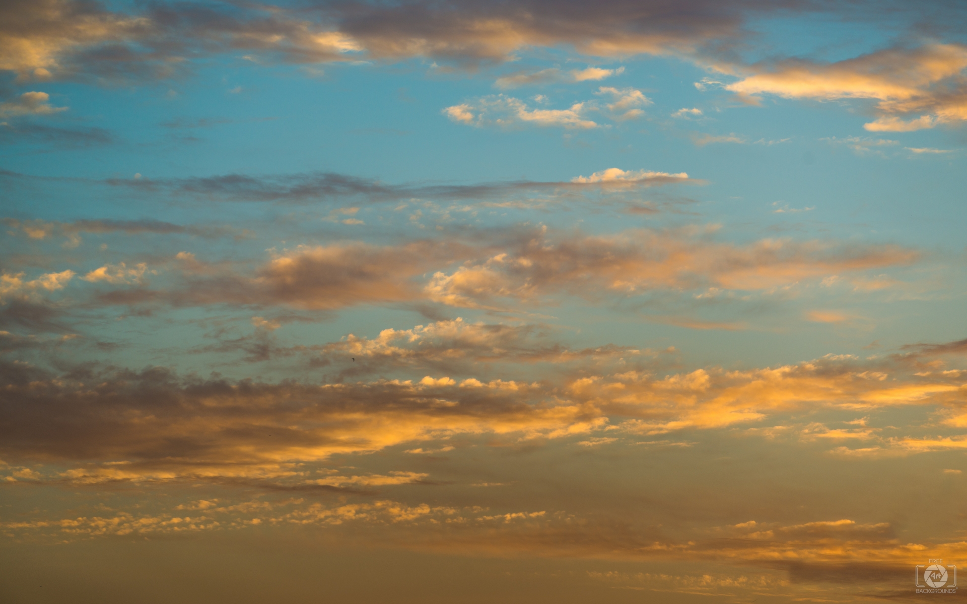 Sunrise Sky and Orange Clouds Background - High-quality Free Backgrounds