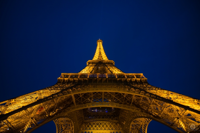 Eiffel Tower at Night Paris Background - High-quality free Photo in cattegory World / Backgrounds from FreeArtBackgrounds.com