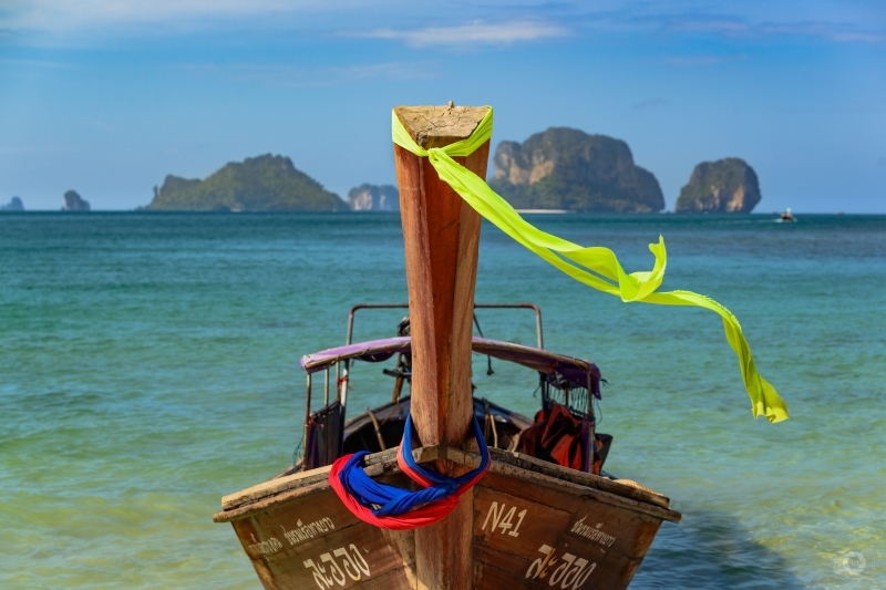 Thailand Long Tail Boat Background - High-quality free Photo in cattegory Sea / Backgrounds from FreeArtBackgrounds.com