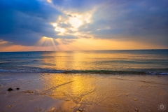 Amazing Sea Sunset Background - High-quality free Photo from FreeArtBackgrounds.com