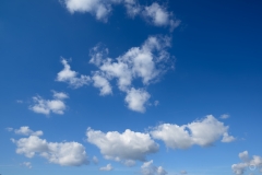 Beautiful Blue Sky with Clouds Background
