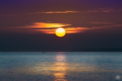 Beautiful Sea Sunrise Background  - High-quality free Photo from FreeArtBackgrounds.com