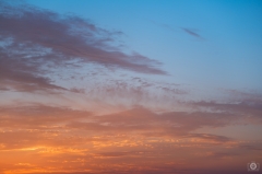 Blue Orange Sky Background - High-quality free Photo from FreeArtBackgrounds.com