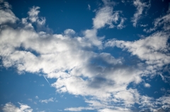 Blue Sky with Clouds Background - High-quality free Photo from FreeArtBackgrounds.com