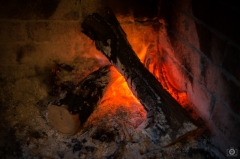 Burning Wood in Fireplace Background - High-quality free Photo from FreeArtBackgrounds.com