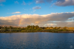 Lake and Rainbow Background  - High-quality free Photo from FreeArtBackgrounds.com