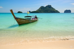 Longtail Boat at Poda Island Krabi Thailand Background - High-quality free Photo from FreeArtBackgrounds.com