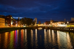 Malmo Sweden at Night Background  - High-quality free Photo from FreeArtBackgrounds.com