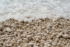 Sea Waves on White Beach Pebble Stones - High-quality free Photo from FreeArtBackgrounds.com