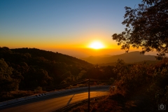 Sunrise Mountain Road Background  - High-quality free Photo from FreeArtBackgrounds.com