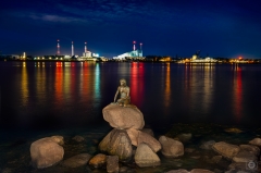 The Little Mermaid Statue Copenhagen Denmark Background - High-quality free Photo from FreeArtBackgrounds.com